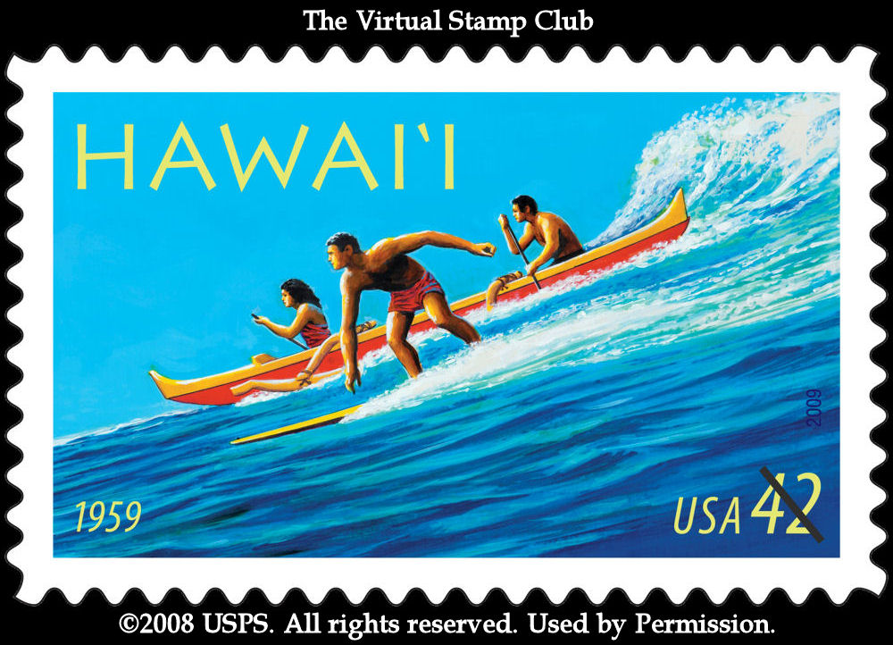 Statehood Of Hawaii. 44¢ Hawai'i Statehood