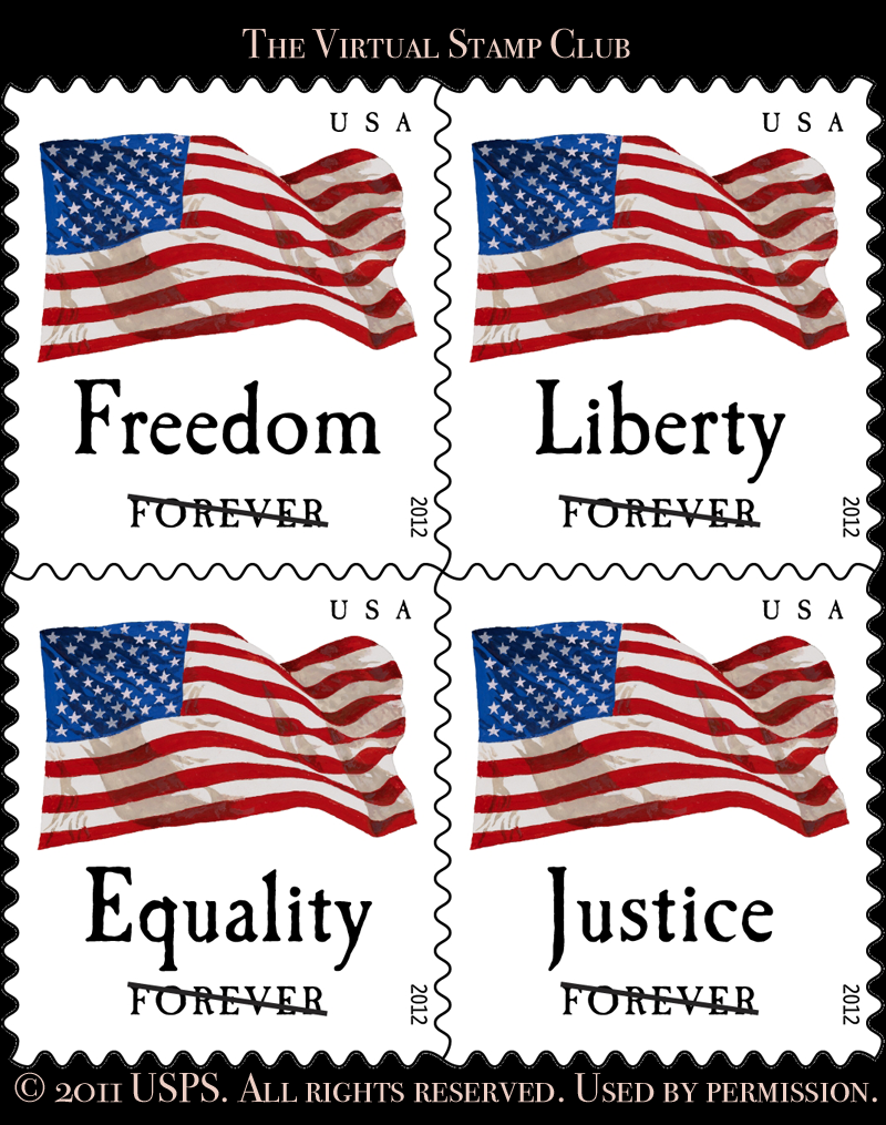 USPS Forever Stamps Four Flags ATM Sheet of 18 x Forever US