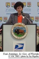 Toni Jennings, Lt. Governor of Florida